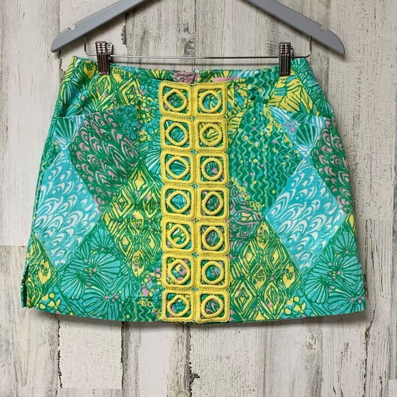 Lilly Pulitzer Dresses & Skirts - Lilly Pulitzer Marigold Sun Shorts Skort Skirt 2